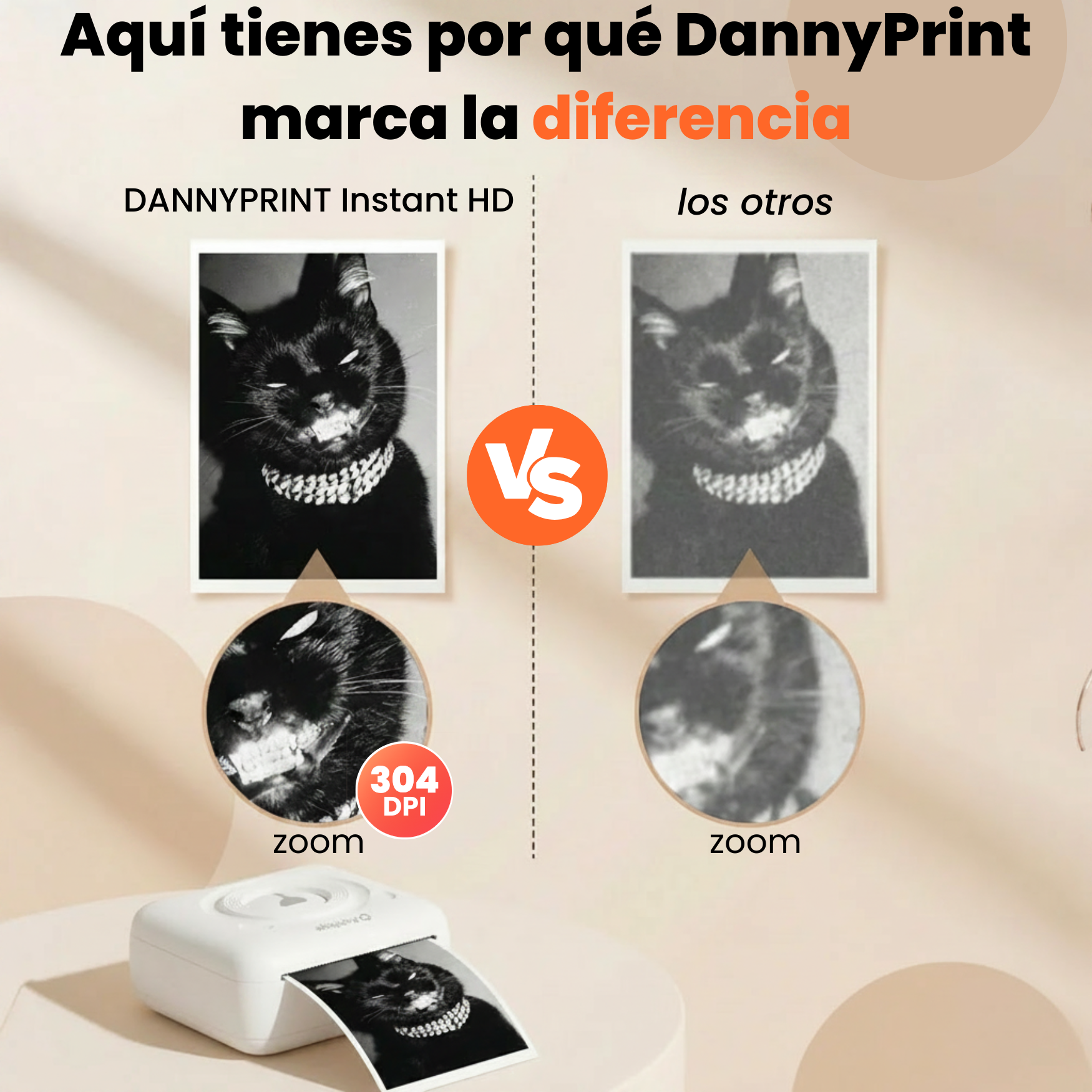 DANNYPRINT Impresora Portatil